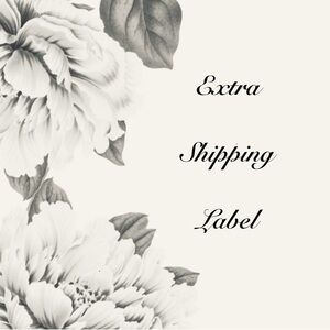 Shipping UPGRADE label!!! Up to 6 lbs!